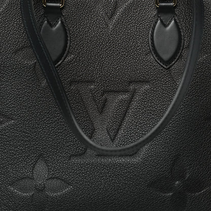 Louis Vuitton Empreinte Monogram Giant Onthego MM Black 7 of 9