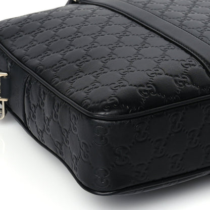 Gucci Calfskin GG Emblem Large Briefcase Black 7 of 8