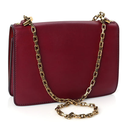 Christian Dior Calfskin J'Adior Chain Flap Bag Red 2 of 8