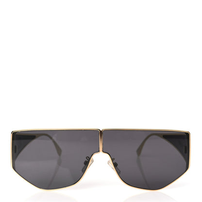 Fendi Metal Disco Geometric Sunglasses FE 40051/U Gold 2 of 7