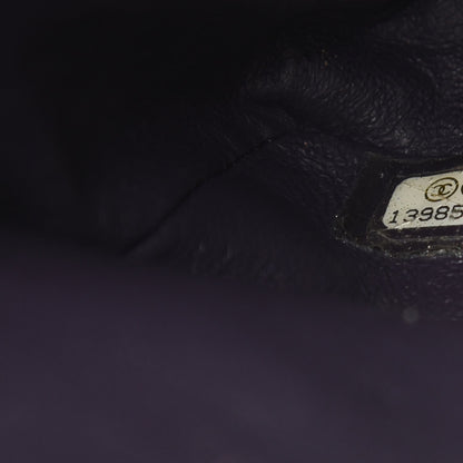 Chanel Patent Quilted Medium Double Flap Purple 7 of 14