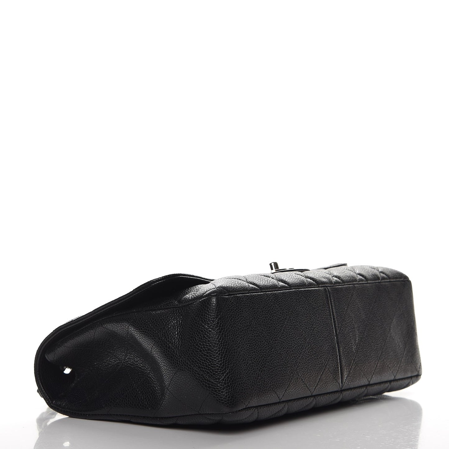 Caviar Quilted Jumbo Single Flap Black
