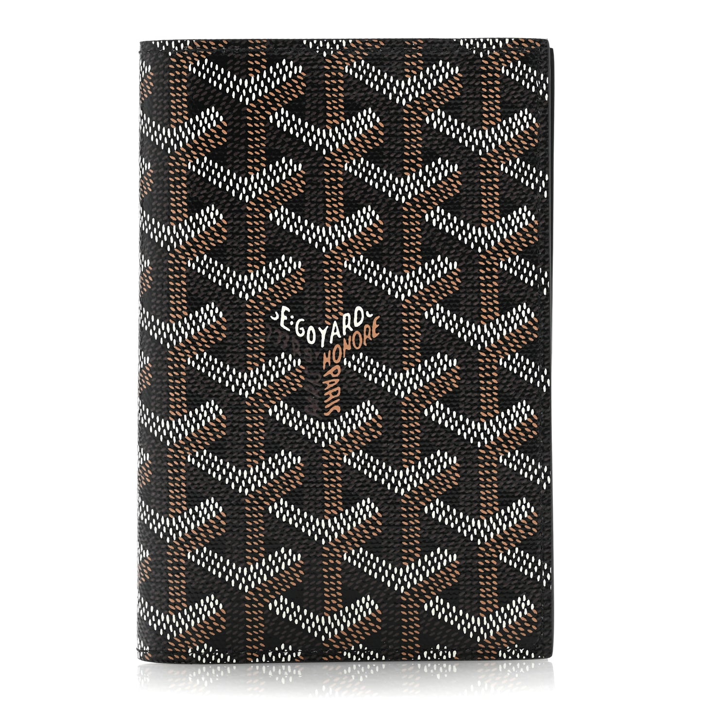Goyardine Passport Wallet Black