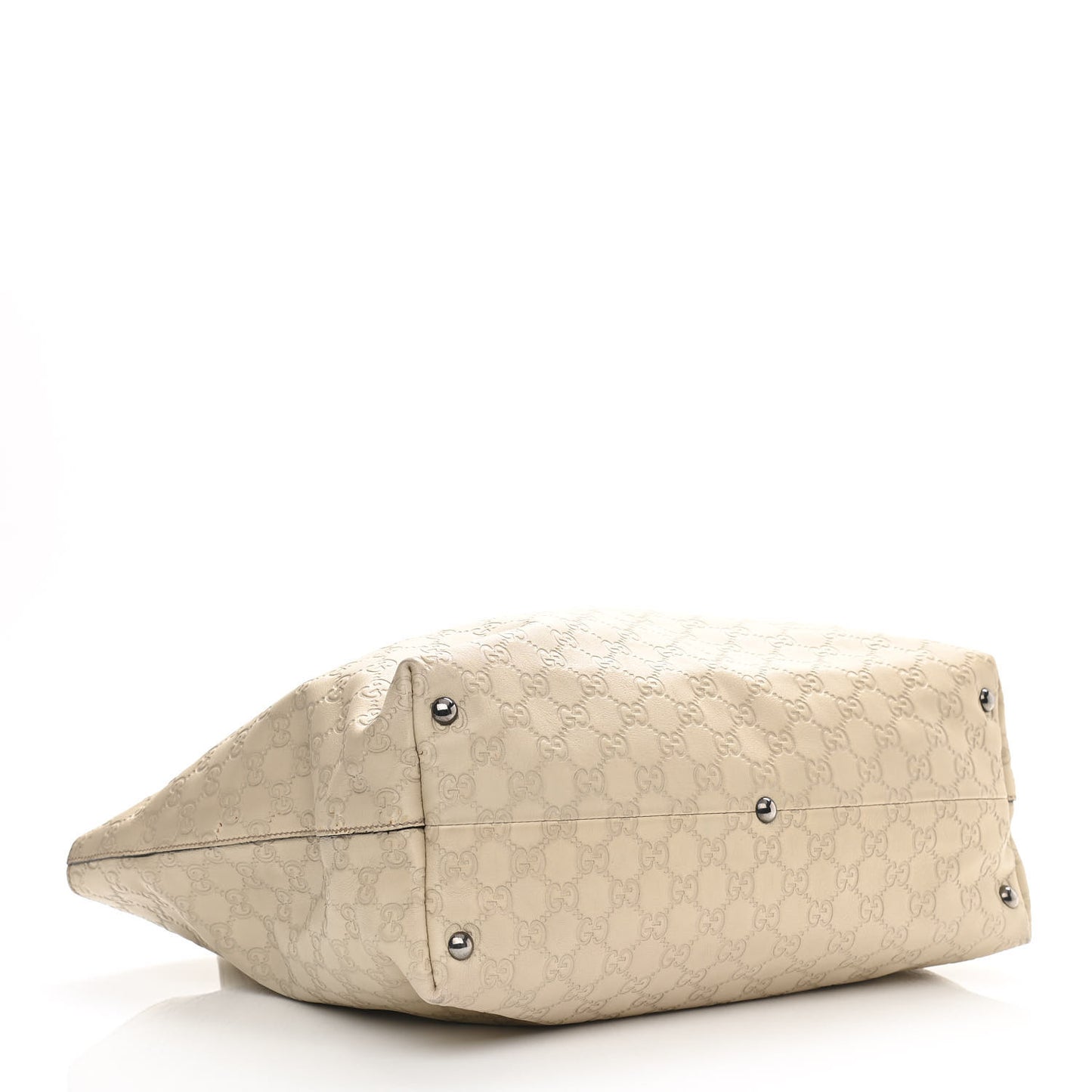 Guccissima Medium Icon Bit Tote Off White