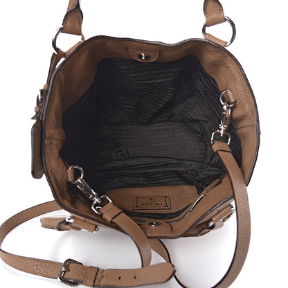 Prada Vitello Daino Tote Sesamo 5 of 25