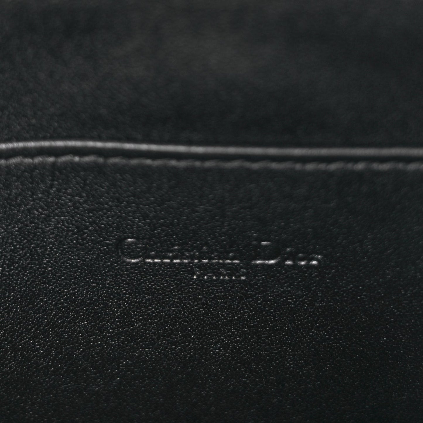 Supple Calfskin Cannage Caro Daily Pouch Black