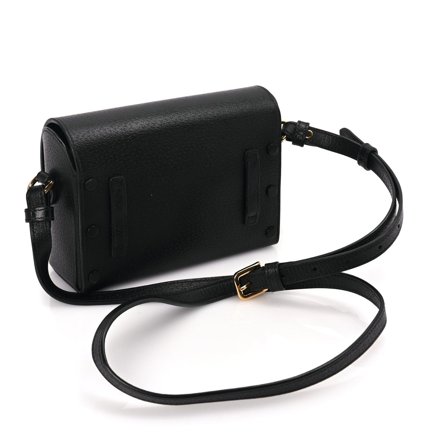 Calfskin Horsebit 1955 Shoulder Bag Black