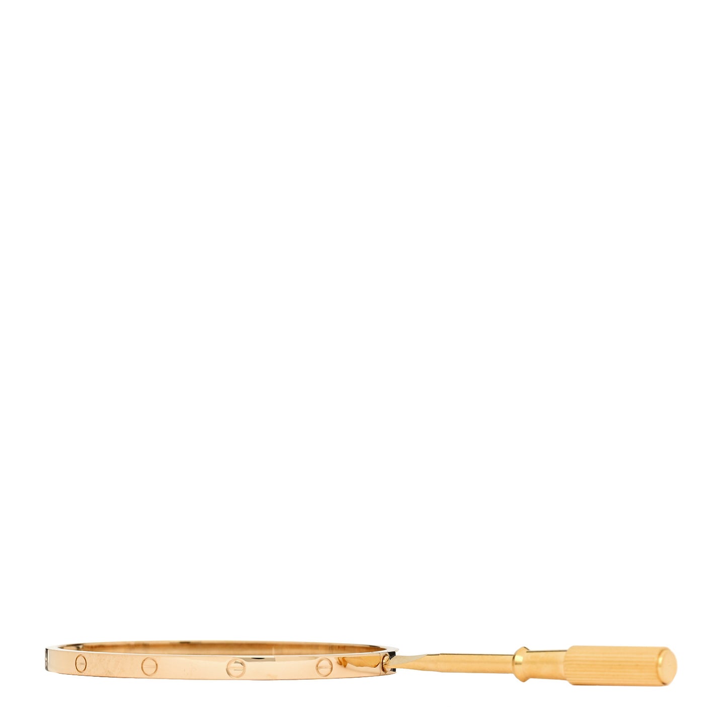 18K Yellow Gold Small LOVE Bracelet 16