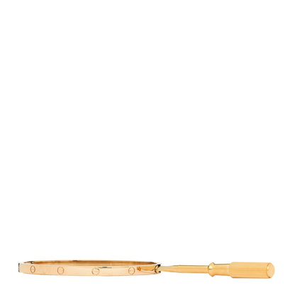 Cartier 18K Yellow Gold Small LOVE Bracelet 16 4 of 9