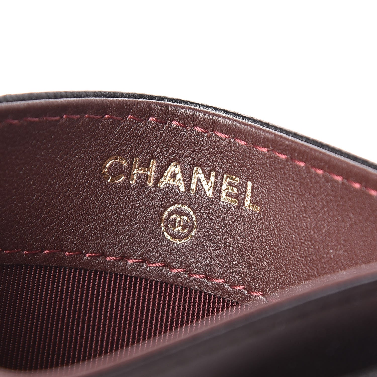 Chanel Lambskin Quilted Card Holder Black 6 of 9