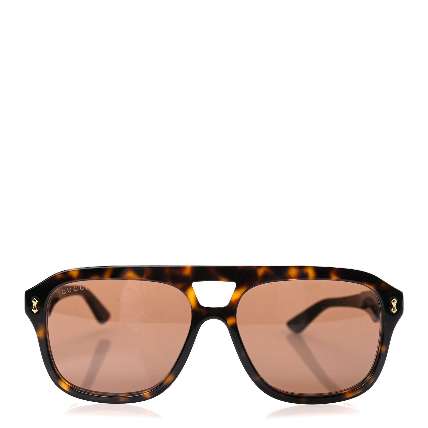 Gucci Acetate Aviator Sunglasses GG1263S Tortoise 2 of 7