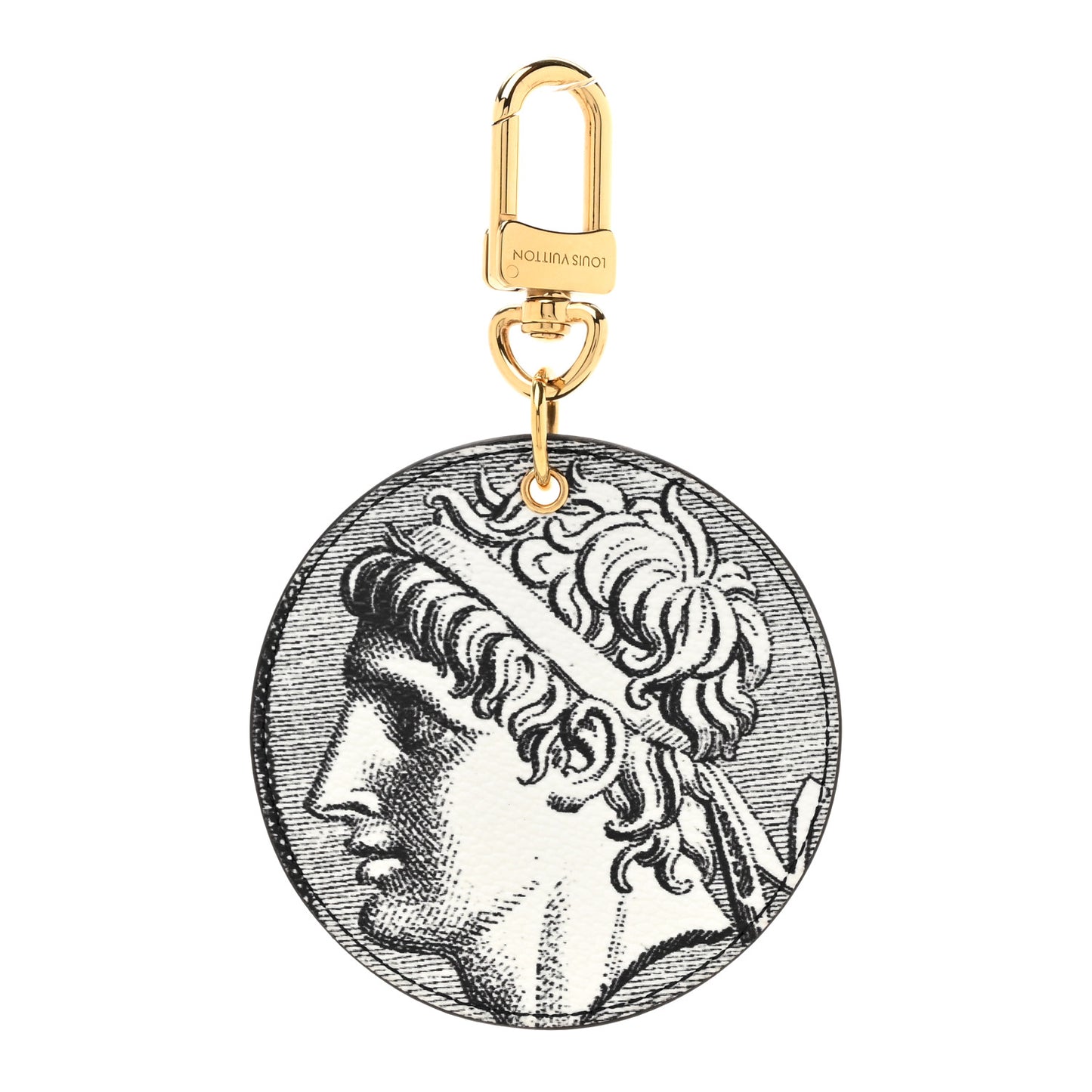 x FORNASETTI Monogram Cameo Bag Charm Key Holder