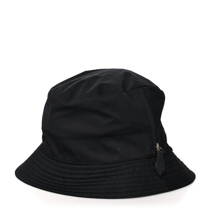 Hermes Polyester Nylon Motsch Bucket Hat 58 Black 1 of 7