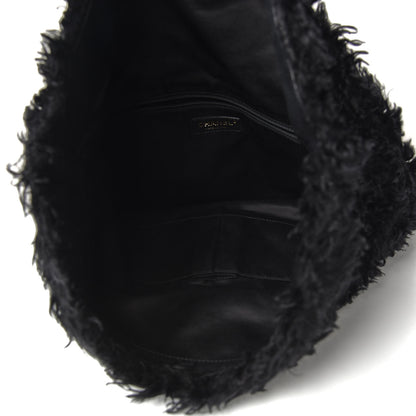 Chanel Fantasy Fur CC Clutch Bag Black 4 of 8