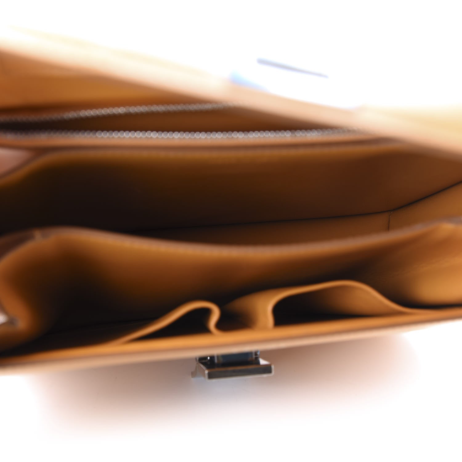 Celine Smooth Calfskin Medium Classic Box Flap Bag Daffodil 5 of 10