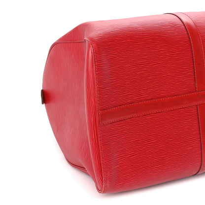 Louis Vuitton Epi Keepall 50 Castillan Red 7 of 8