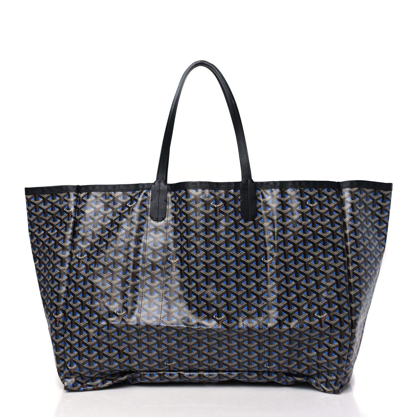 Goyardine Reversible Roseline Black Sky Blue