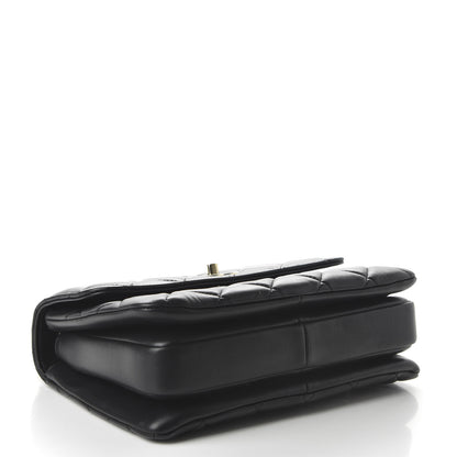 Chanel Lambskin Quilted Small Trendy CC Dual Handle Flap Bag Black 4 of 12