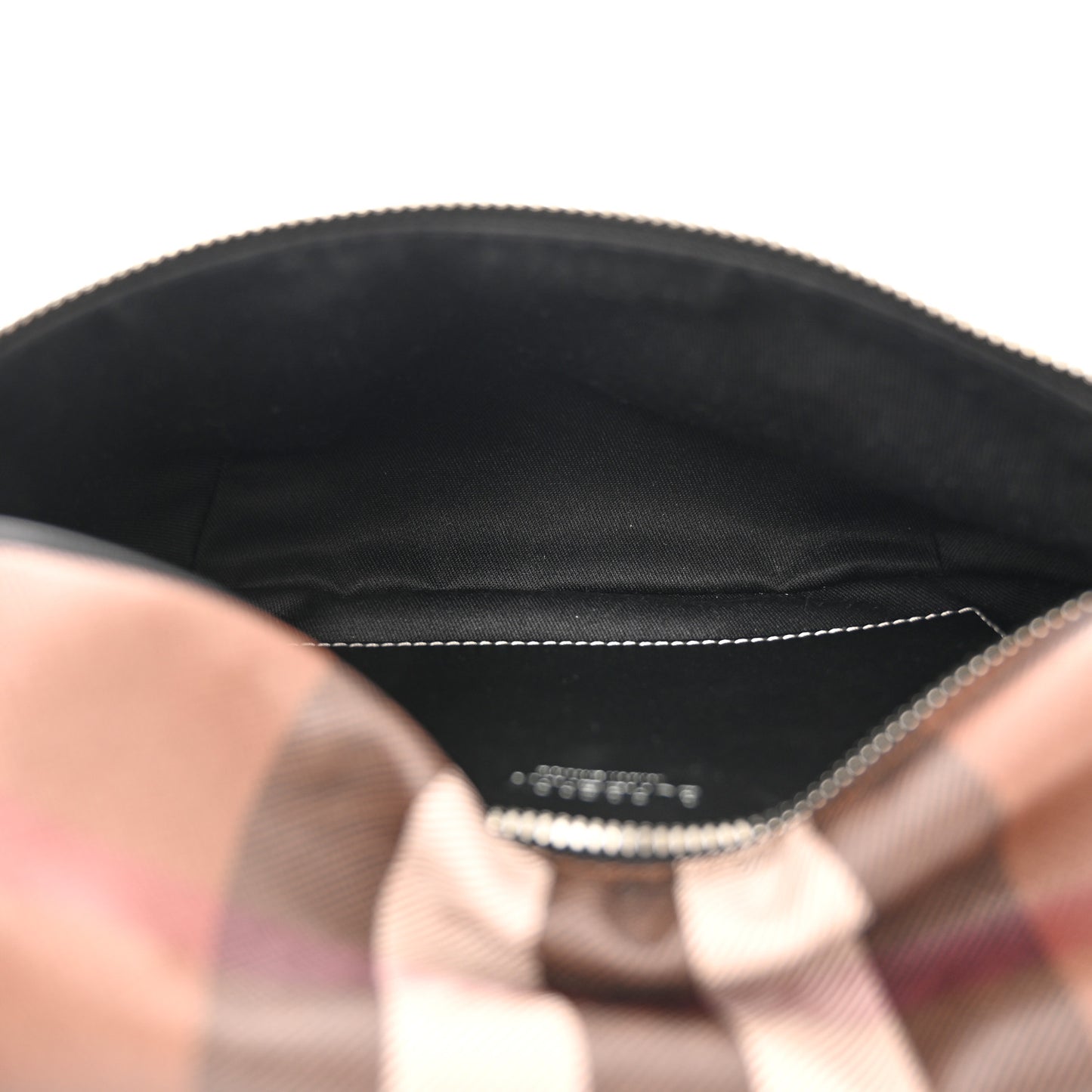 E-canvas Check Cason Bum Bag Dark Birch Brown