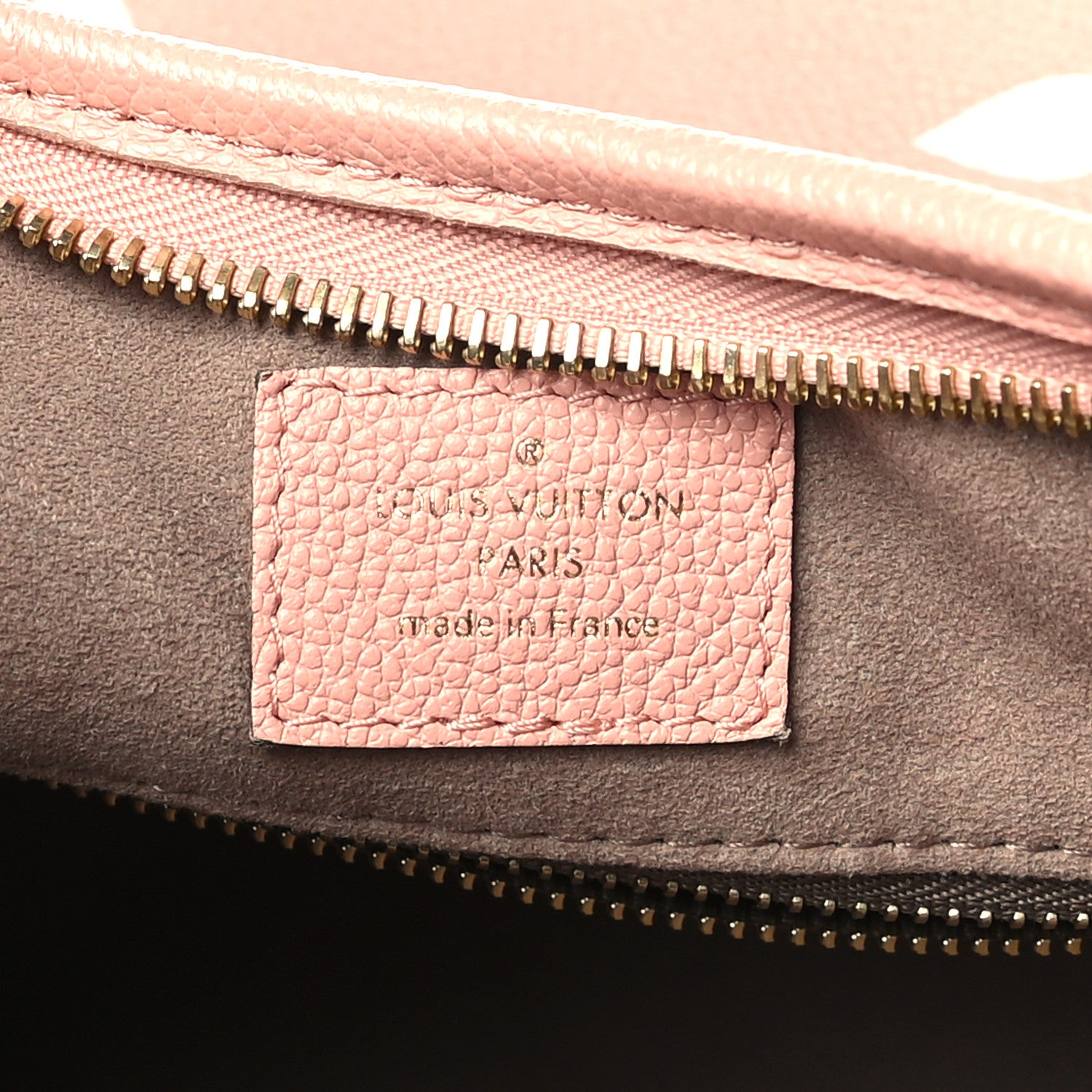 Louis Vuitton Empreinte Monogram Giant Carryall PM Trianon Pink Cream 7 of 9