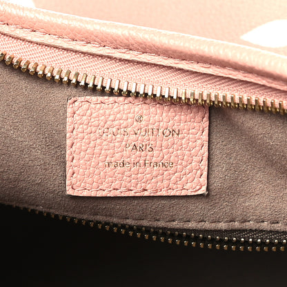 Louis Vuitton Empreinte Monogram Giant Carryall PM Trianon Pink Cream 7 of 9