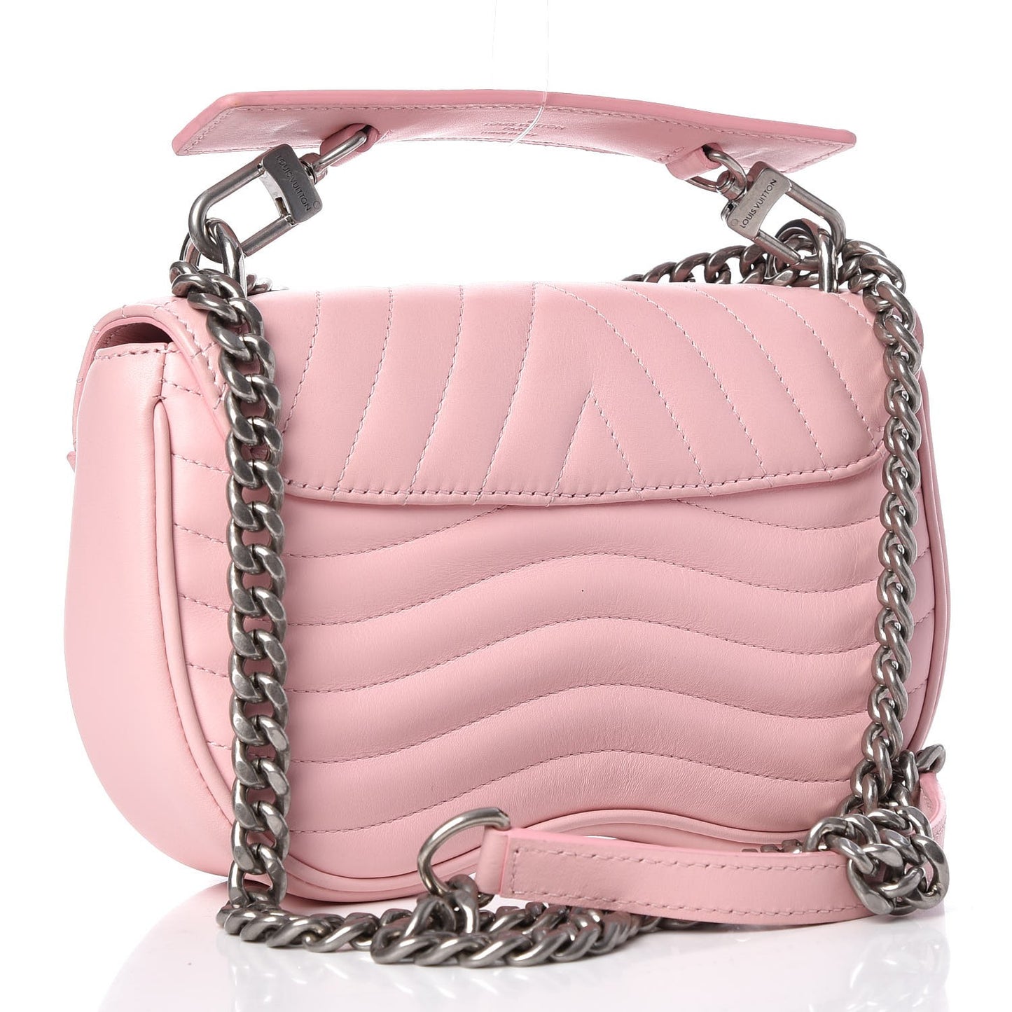 Calfskin New Wave Chain PM Smoothie Pink