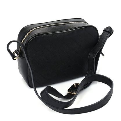 Gucci Sakai Be Green Calfskin Diagonal Stitched Small Blondie Shoulder Bag Black 2 of 8