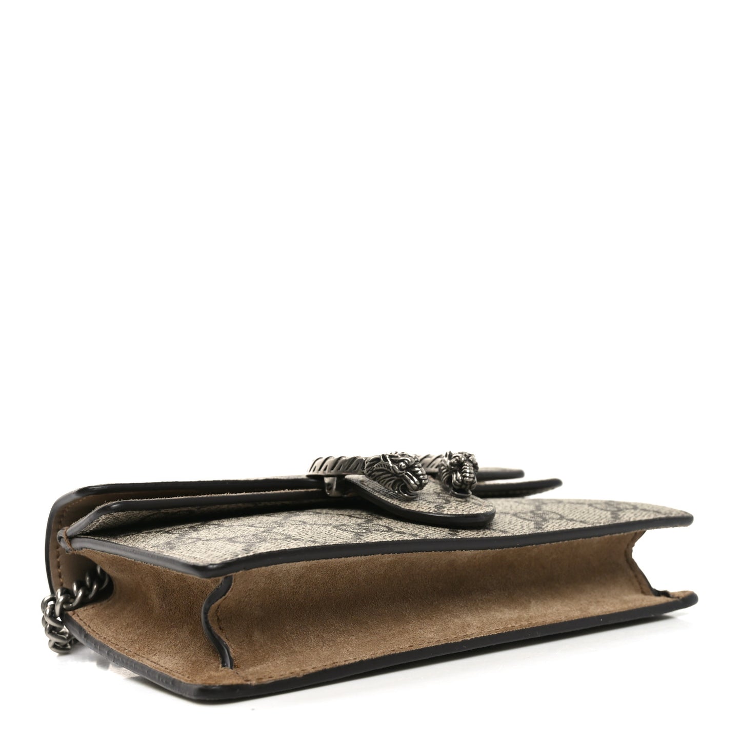 GG Supreme Monogram Super Mini Dionysus Shoulder Bag Taupe