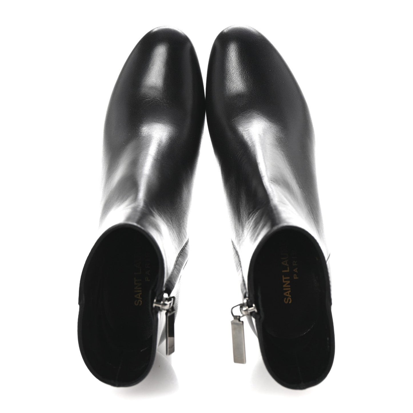 Nappa Vendome Loulou Ankle Zip Boot 36.5 Black