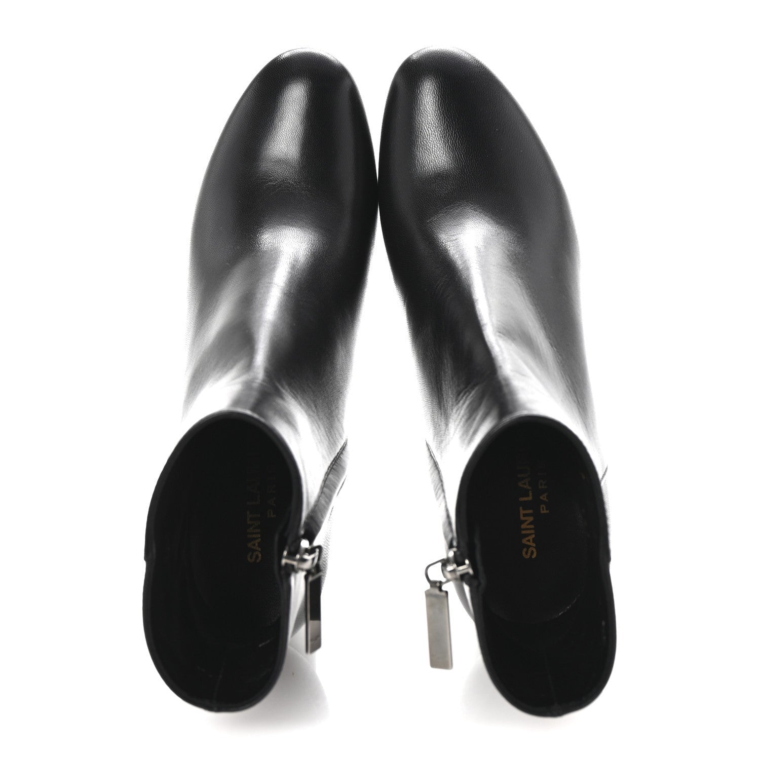 Saint Laurent Nappa Vendome Loulou Ankle Zip Boot 36.5 Black 2 of 7
