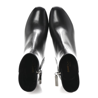 Saint Laurent Nappa Vendome Loulou Ankle Zip Boot 36.5 Black 2 of 7
