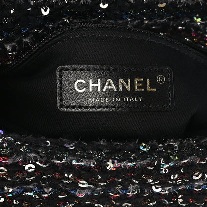 Chanel Tweed Sequin Mini Coco Handle Flap Black 8 of 9