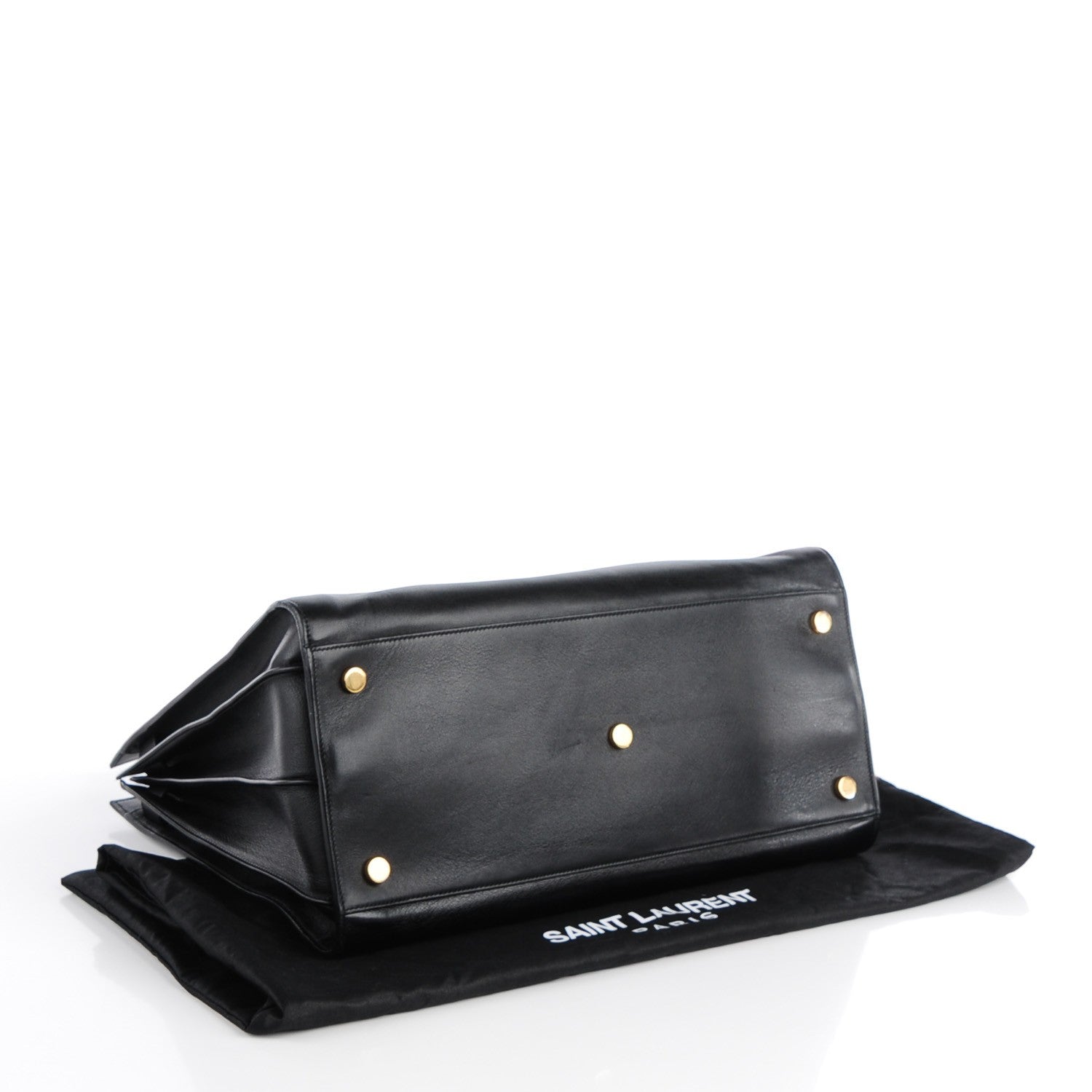 Saint Laurent Calfskin Large Sac de Jour Carryall Black 4 of 8