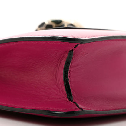 Bulgari Calfskin Small Serpenti Forever Snake Strap Crossbody Bag Pink 10 of 12
