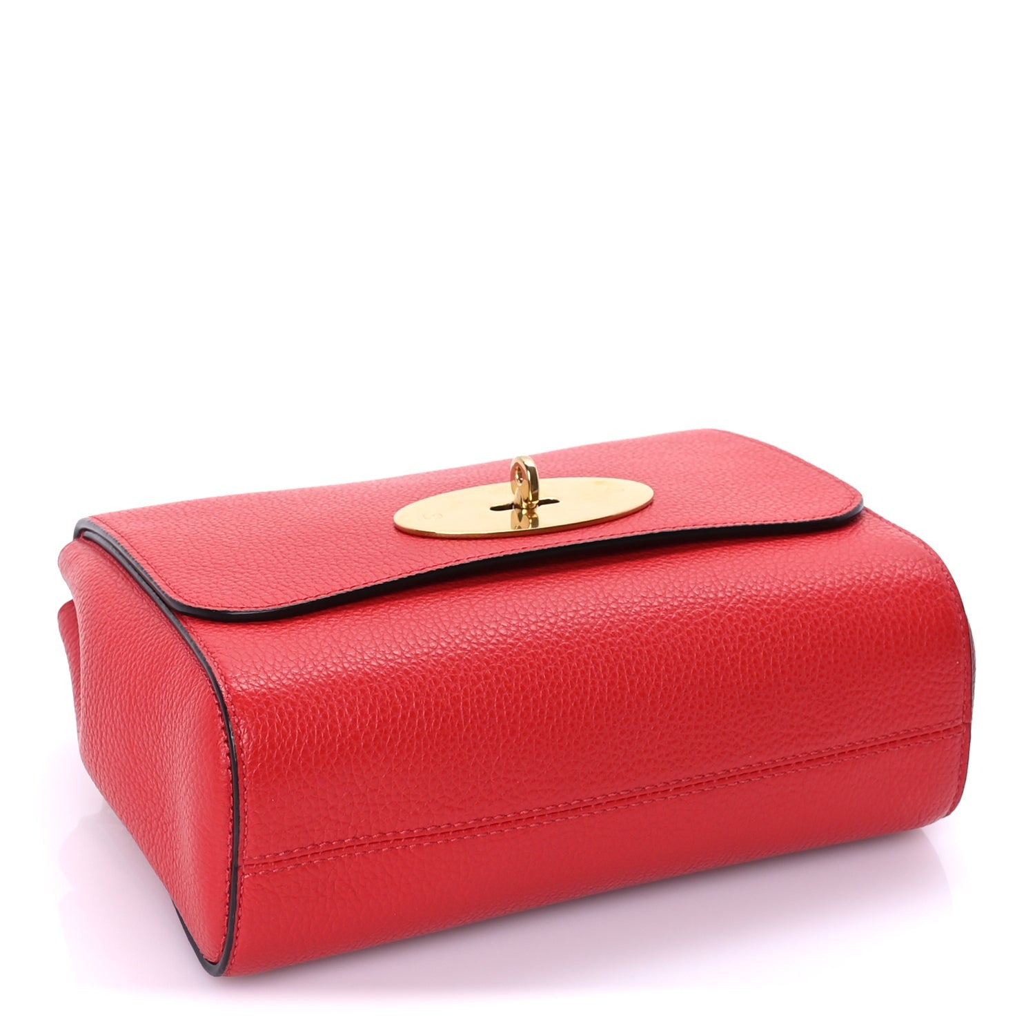 Mulberry Small Classic Grain Calfskin Small Lily Ruby Red 3 of 7