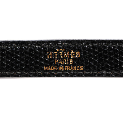 Hermes Lizard Kelly Sellier 28 Black 10 of 26