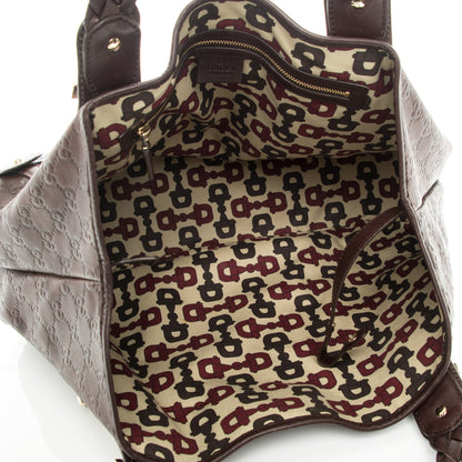 Gucci Guccissima Medium Pelham Shoulder Bag Dark Brown 5 of 9