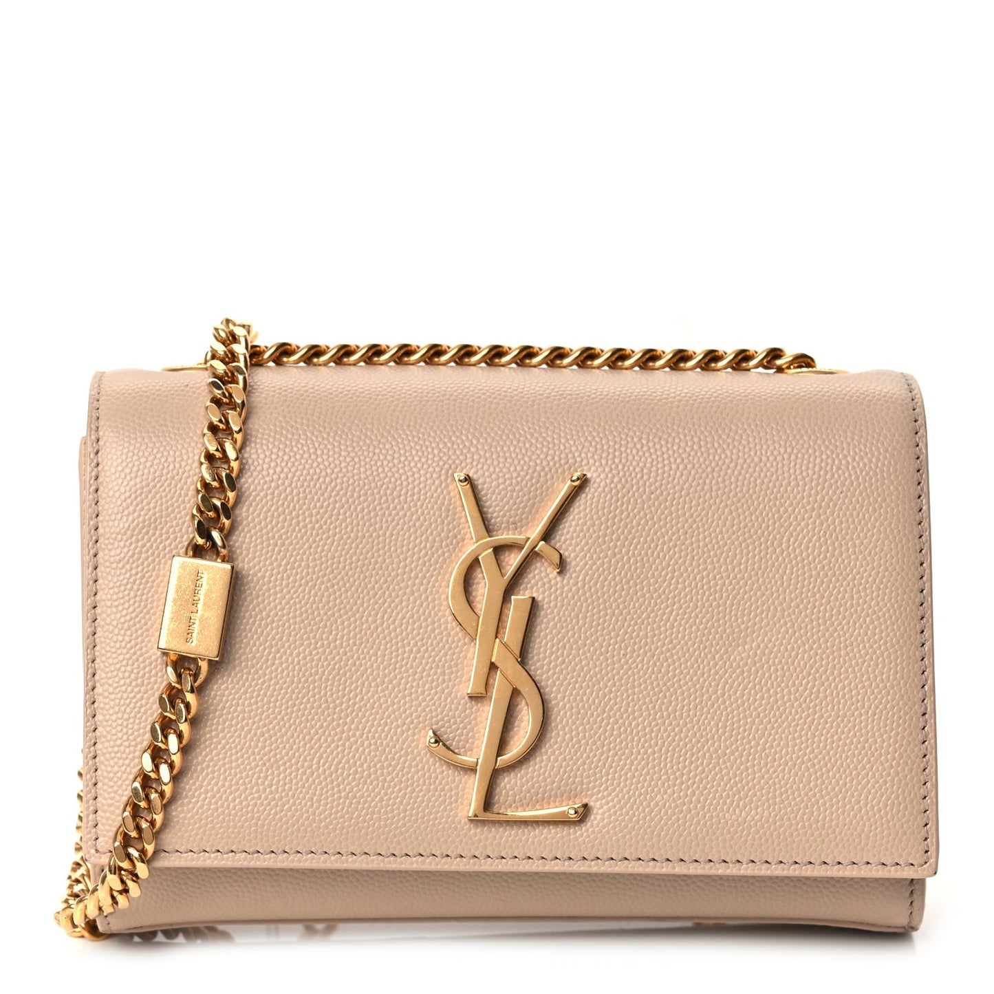 Grain De Poudre Small Monogram Kate Satchel  Nude Powder