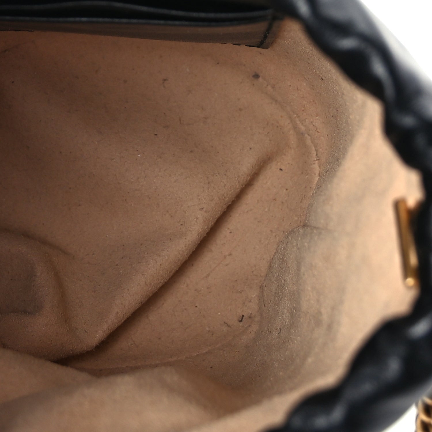 Gucci Calfskin Matelasse Mini GG Marmont 2.0 Bucket Bag Black 4 of 8