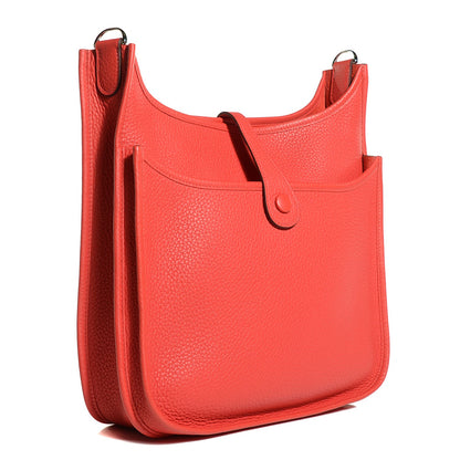 Hermes Taurillon Clemence Evelyne III PM Rose Jaipur 3 of 14