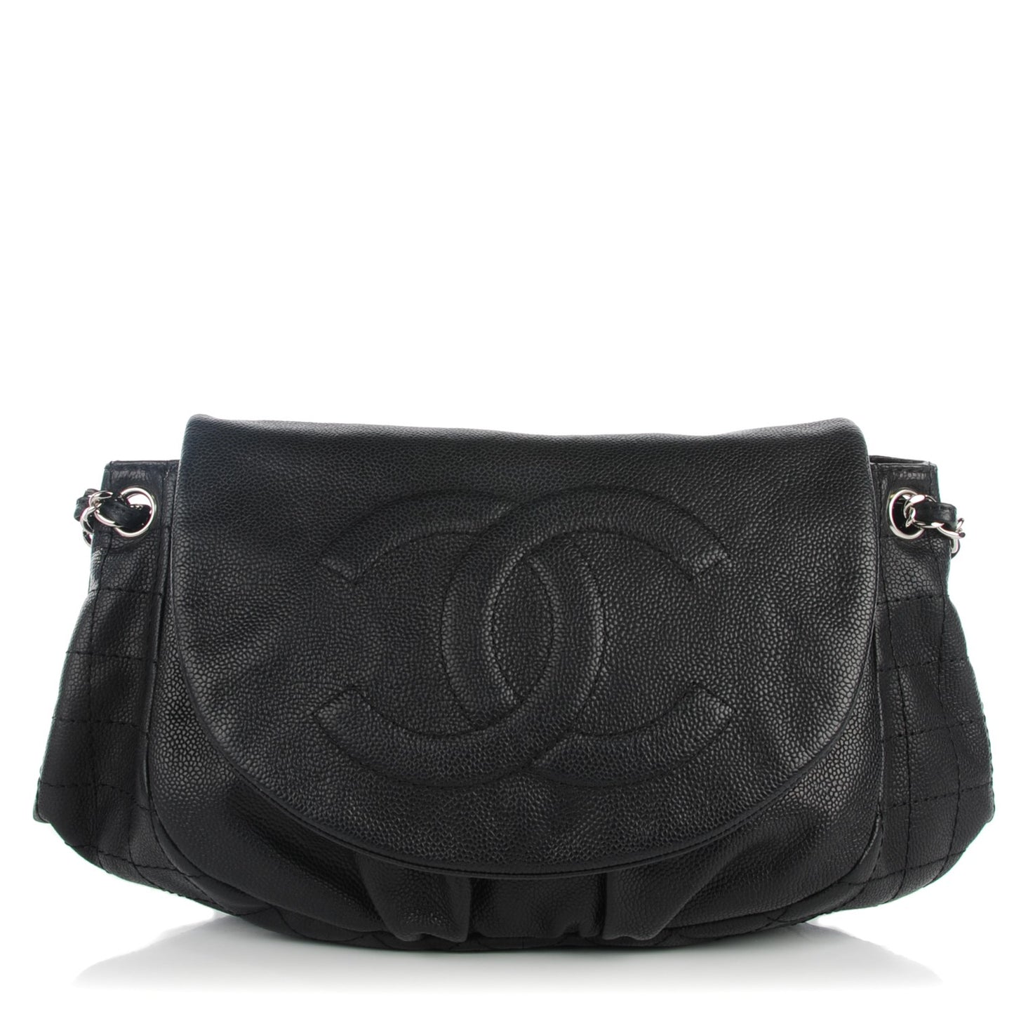 Caviar Half Moon Wallet On Chain WOC Black