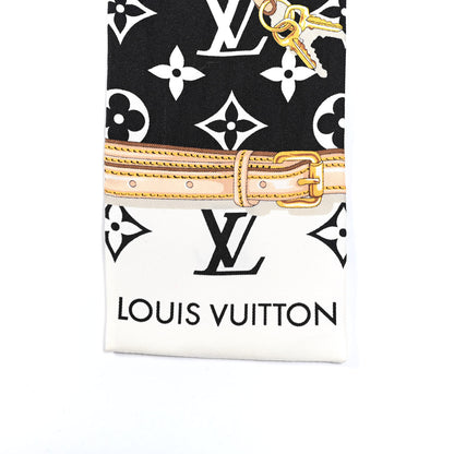 Louis Vuitton Silk Monogram Confidential Bandeau Black 4 of 4