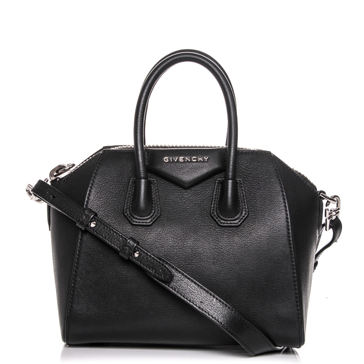 Givenchy Sugar Goatskin Mini Antigona Black 1 of 8