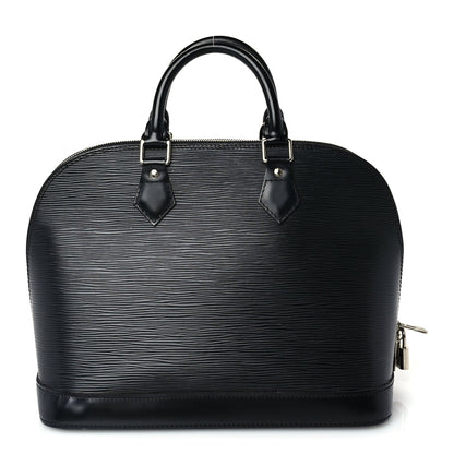 Louis Vuitton Epi Alma MM  Black 1 of 8