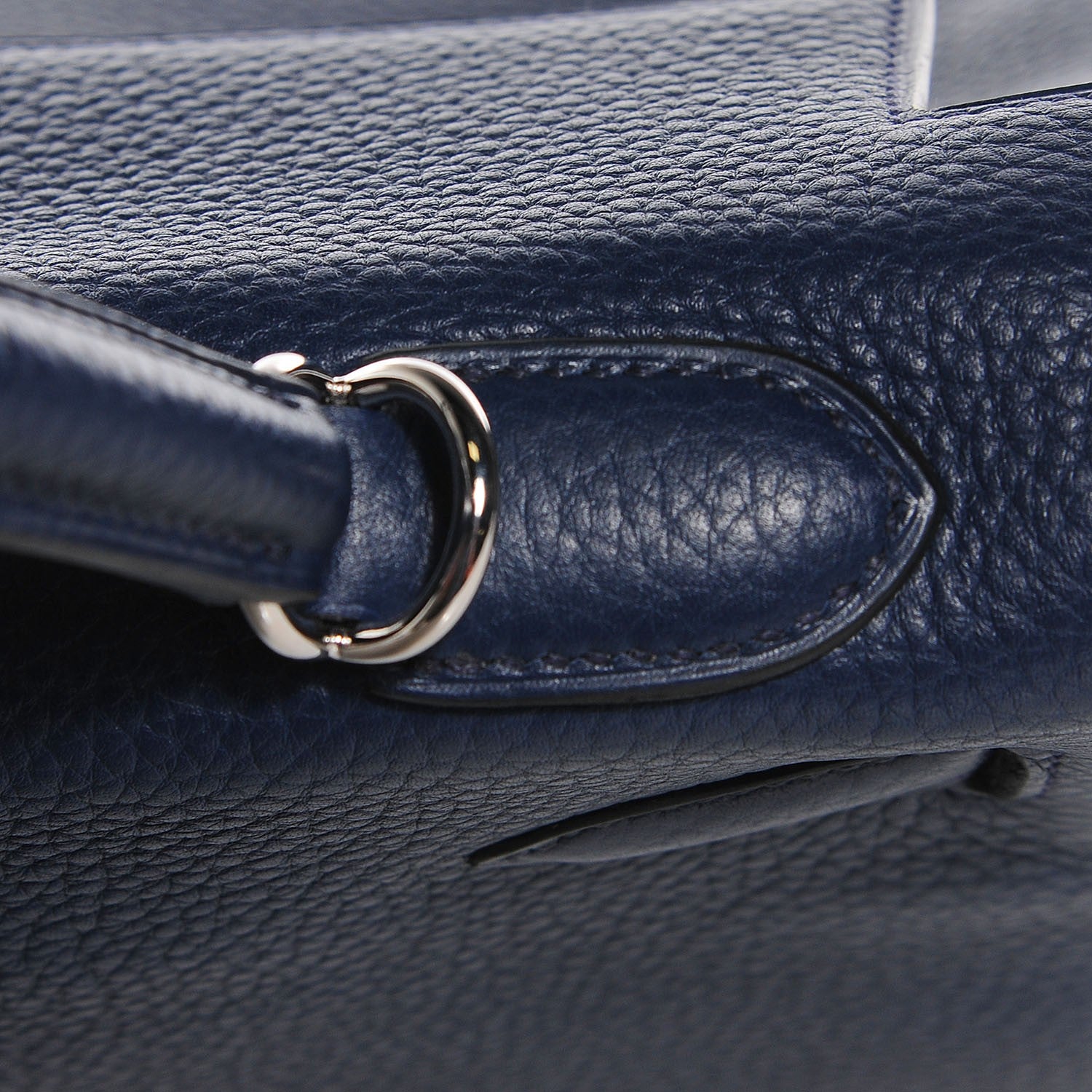 Hermes Togo Kelly Retourne 32 Bleu Saphir 17 of 23