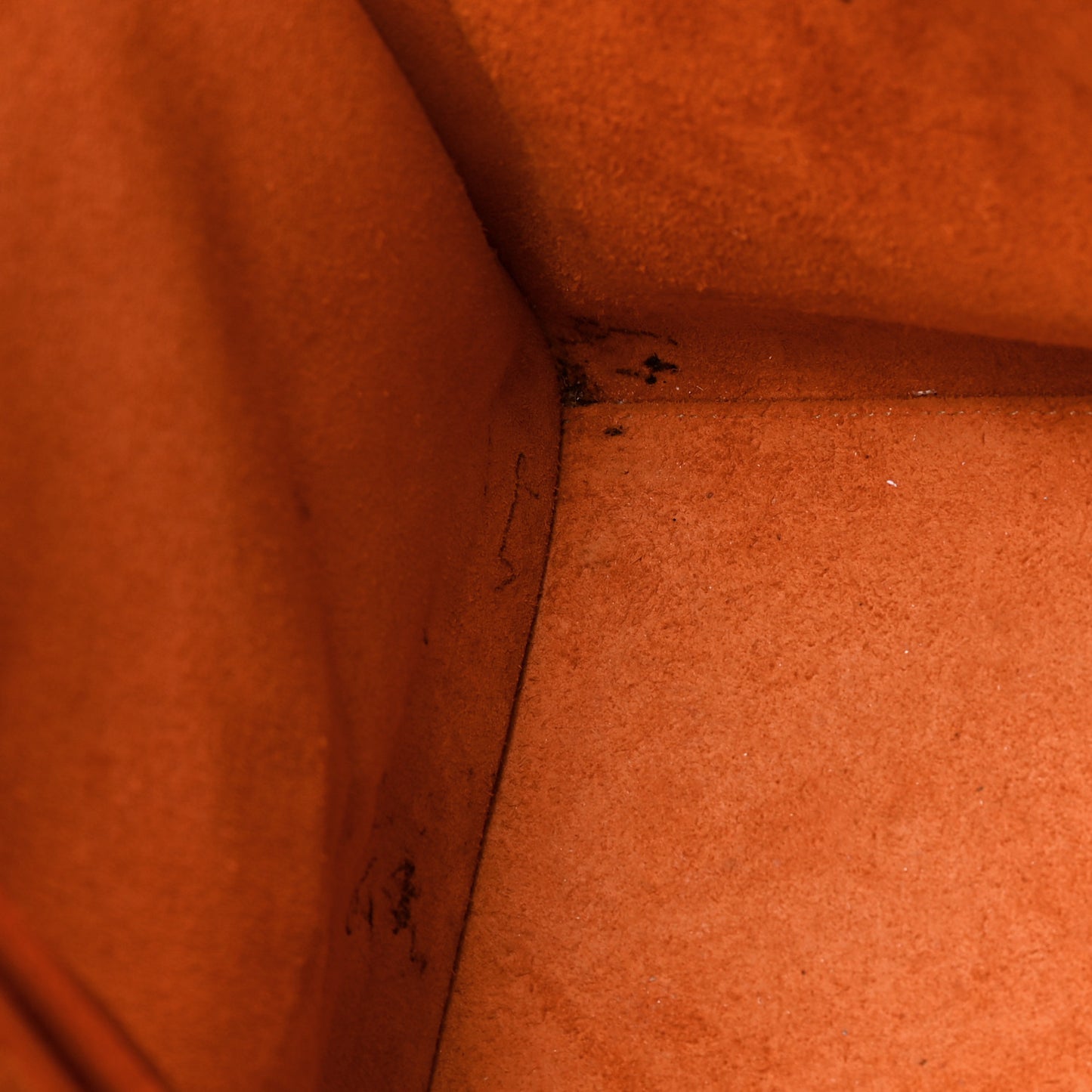 Bullhide Calfskin Medium Phantom Luggage Burnt Orange