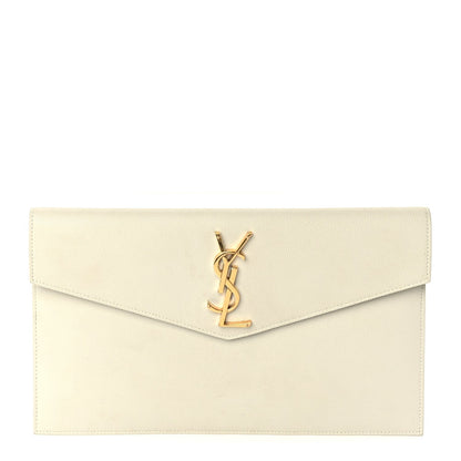 Saint Laurent Grain De Poudre Uptown Pouch  Crema Soft 1 of 7