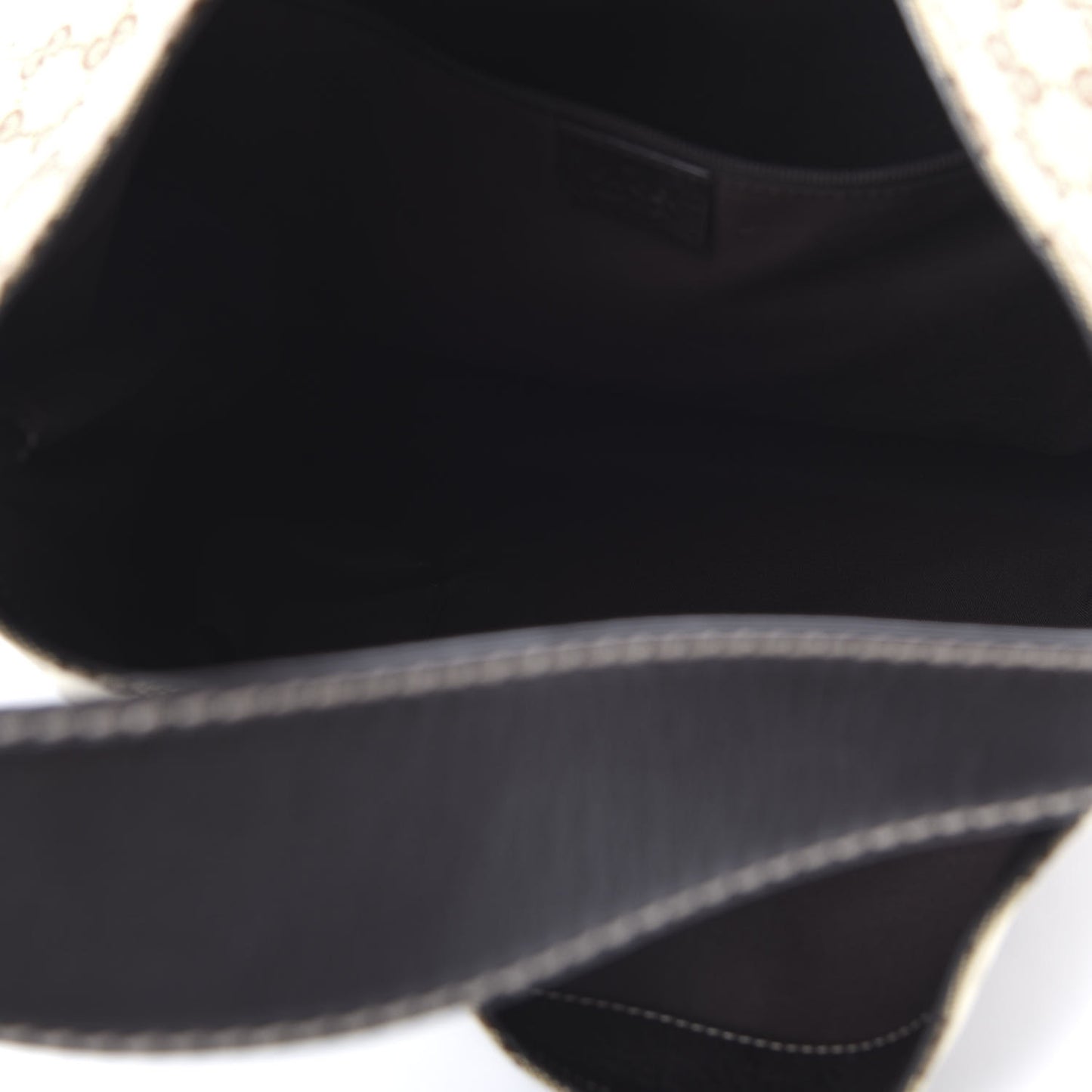 Monogram Large New Ladies Web Hobo Dark Brown