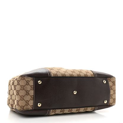 Gucci Monogram Medium Princy Tote Dark Brown 4 of 14