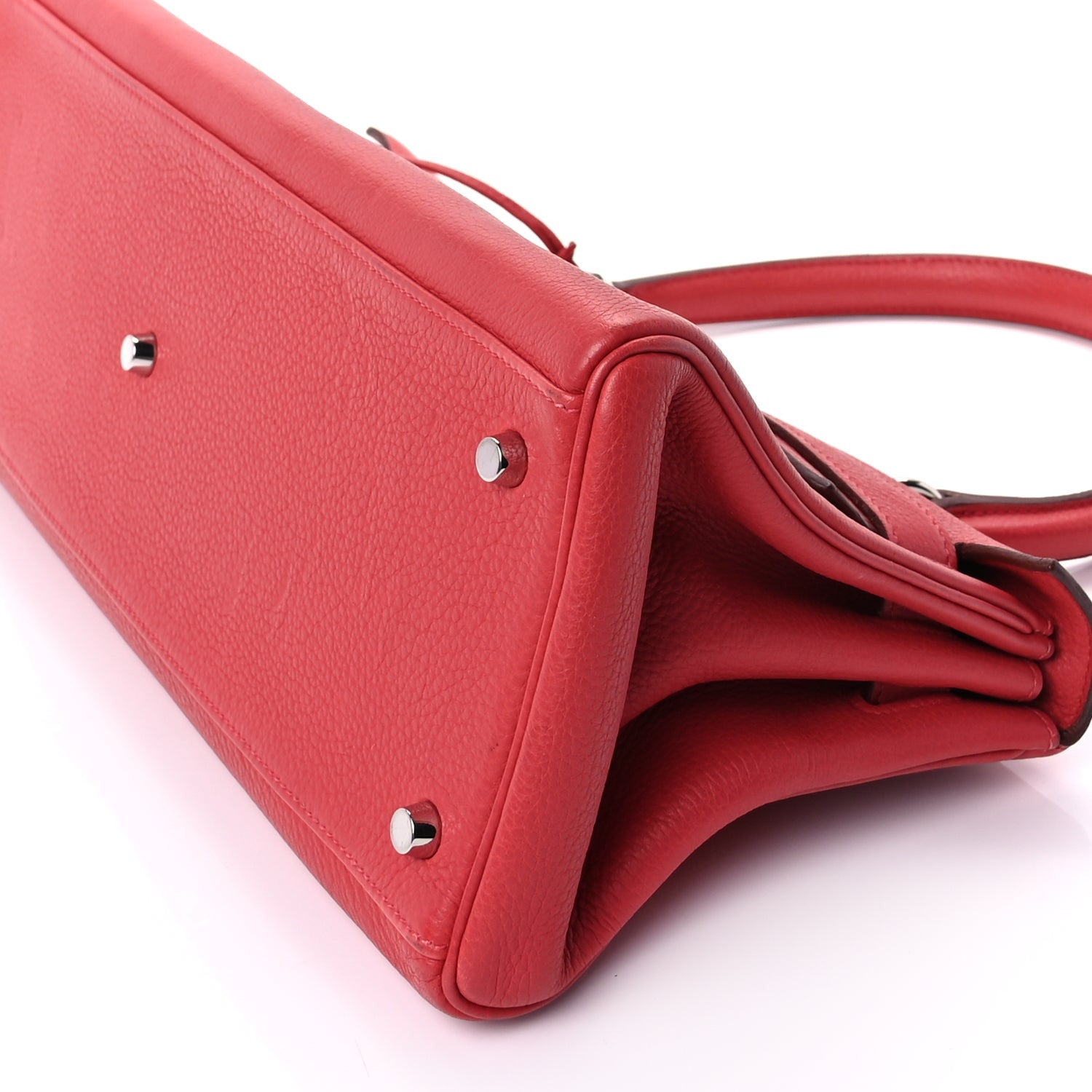 Hermes Clemence Shoulder Kelly 40  Bougainvillea 9 of 9